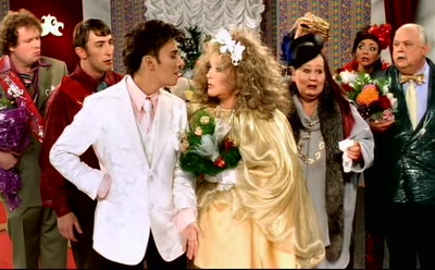 изображение,скриншот к За двумя зайцами (2003) Мюзикл - Новогодняя сказка
