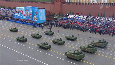изображение,скриншот к Парад Победы на Красной Площади 2021